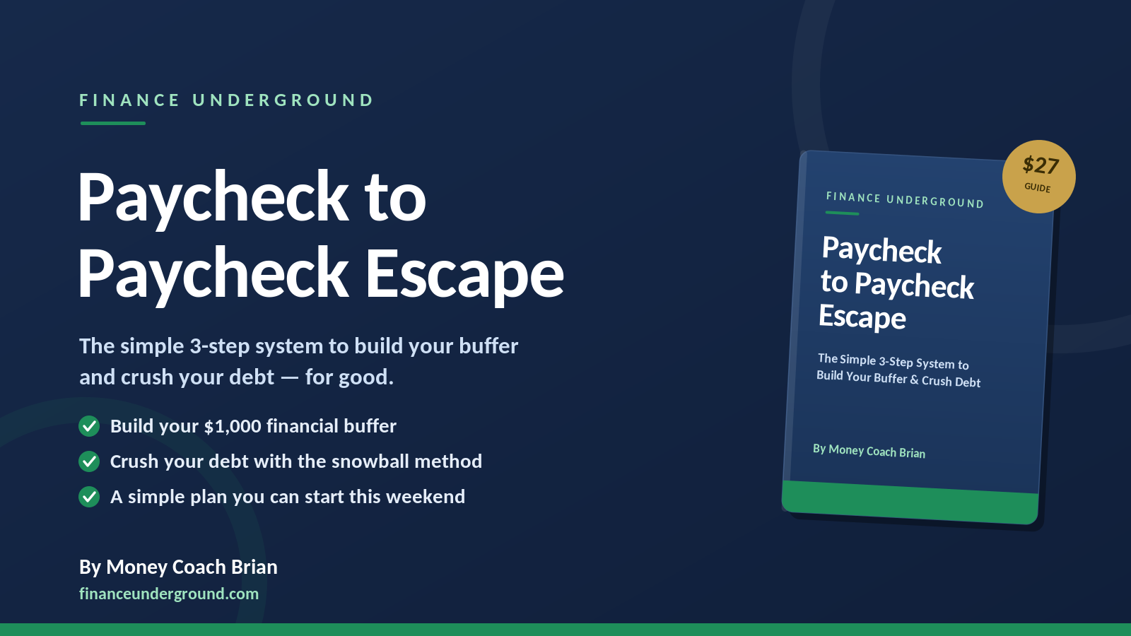 Paycheck to Paycheck Escape cover